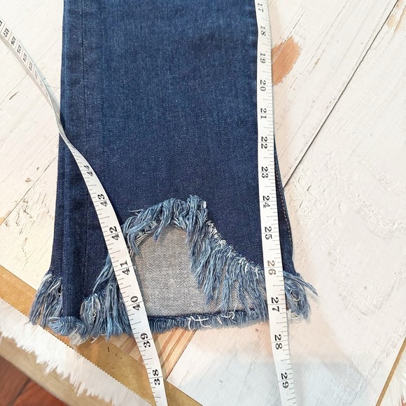 Jonathan Simkhai Standard River High Rise Straight Jean Rin Rinse Size 25 - Picture 10 of 11